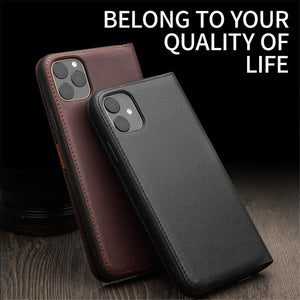 Luxury Genuine Leather Phone Case for iPhone - Casekis