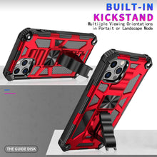 Load image into Gallery viewer, Casekis Armor Shockproof With Kickstand Phone Case Red
