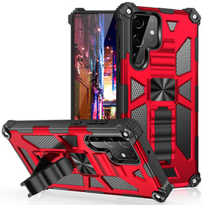 Casekis Armor Shockproof With Kickstand Phone Case Red