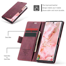 Load image into Gallery viewer, Casekis Retro Wallet Case Red
