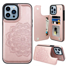 Load image into Gallery viewer, Casekis Mandala Embossed Phone Case Rose Gold
