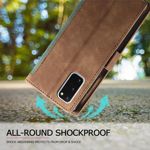 CASEKIS Shockproof Retro Wallet Case For Samsung S Series - Casekis