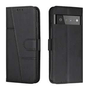 Casekis Leather Wallet Case Card Slots Phone Case For Pixel 6 5G