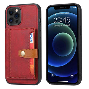 CASEKIS Leather Card Bag Multi-Function Phone Case For Apple iPhone - Casekis