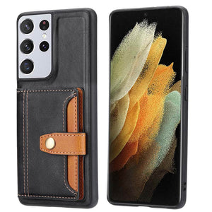 CASEKIS Leather Card Bag Multi-Function Mobile Phone Case For Samsung Galaxy - Casekis