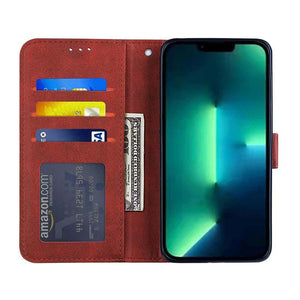 Casekis Leather Wallet Case Card Slots Phone Case For Galaxy