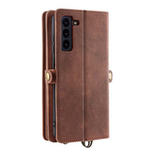 Load image into Gallery viewer, Casekis Cardholder Wrist Leather Phone Case for Galaxy S21 FE 5G
