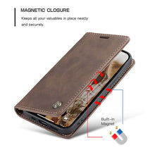 Load image into Gallery viewer, Casekis Retro Wallet Case For iPhone 13 mini
