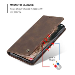 Casekis Retro Wallet Case For Galaxy S21 Plus 5G