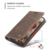 Load image into Gallery viewer, Casekis Retro Wallet Case For iPhone 13
