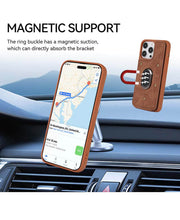 Muat gambar ke penampil Galeri, Casekis Magnetic Holder Wallet Phone Case Brown
