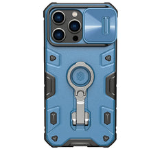 Load image into Gallery viewer, Casekis Camera Shield Armor Magnetic Phone Case Blue
