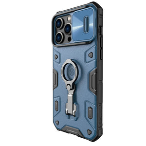 Casekis Camera Shield Armor Magnetic Phone Case Blue