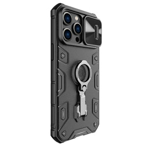 Casekis Camera Shield Armor Magnetic Phone Case Black