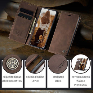 Casekis Retro Wallet Case For Galaxy A71 4G