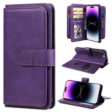 Load image into Gallery viewer, Casekis Large Capacity Cardholder Phone Case Purple
