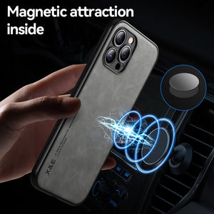 Casekis Skin-friendly Magnetic Phone Case Light Gray