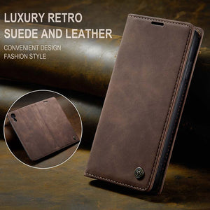 Casekis Retro Wallet Case For iPhone XR