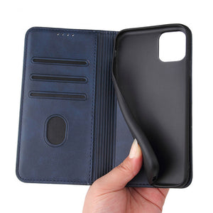 Magnetic Card Holder Wallet Phone Case for iPhone