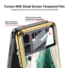 Load image into Gallery viewer, Casekis Fashion Glass Electroplated Phone Case for Galaxy Z Flip3 5G
