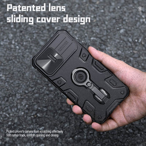 Casekis Camera Shield Armor Magnetic Phone Case Green