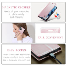 Load image into Gallery viewer, CASEKIS Luxury Flip Leather Phone Case Pink
