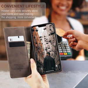 Casekis Retro Wallet Case For iPhone 13 Pro Max