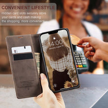 Load image into Gallery viewer, Casekis Retro Wallet Case For iPhone 13
