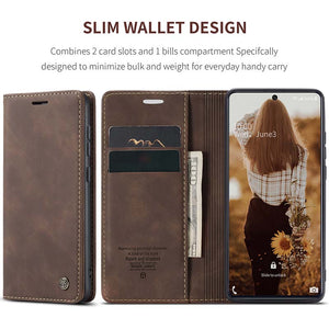 Casekis Retro Wallet Case For Galaxy A71 4G