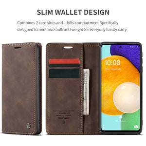 Casekis Retro Wallet Case for Galaxy A53 5G