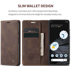Casekis Retro Wallet Case For Pixel 7 5G