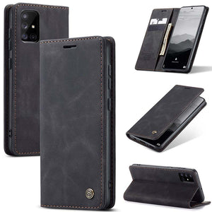 Casekis Retro Wallet Case For Galaxy A71 4G