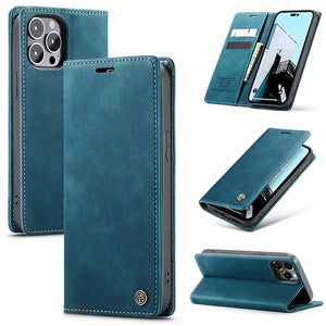 Casekis Retro Wallet Case For iPhone 14 Pro Max