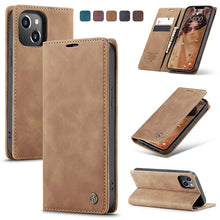 Load image into Gallery viewer, Casekis Retro Wallet Case For iPhone 13
