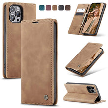 Load image into Gallery viewer, Casekis Retro Wallet Case For iPhone 13 Pro Max
