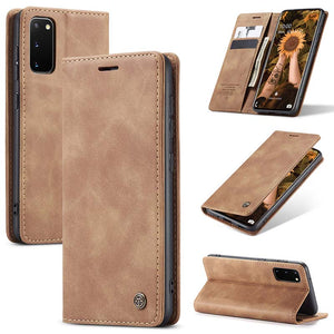 Casekis Retro Wallet Case For Galaxy S20 4G/5G