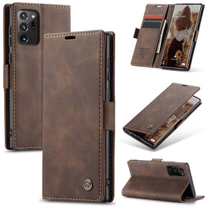Casekis Retro Wallet Case For Galaxy Note 20 Ultra