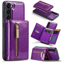 Load image into Gallery viewer, Casekis Glitter Cardholer Magnetic Phone Case for Galaxy S23 5G
