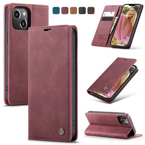 Casekis Retro Wallet Case For iPhone 13