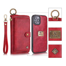 Load image into Gallery viewer, Casekis Leather Detachable Magnetic Wallet Case For iPhone
