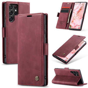Casekis Retro Wallet Case For Galaxy S22 Ultra 5G